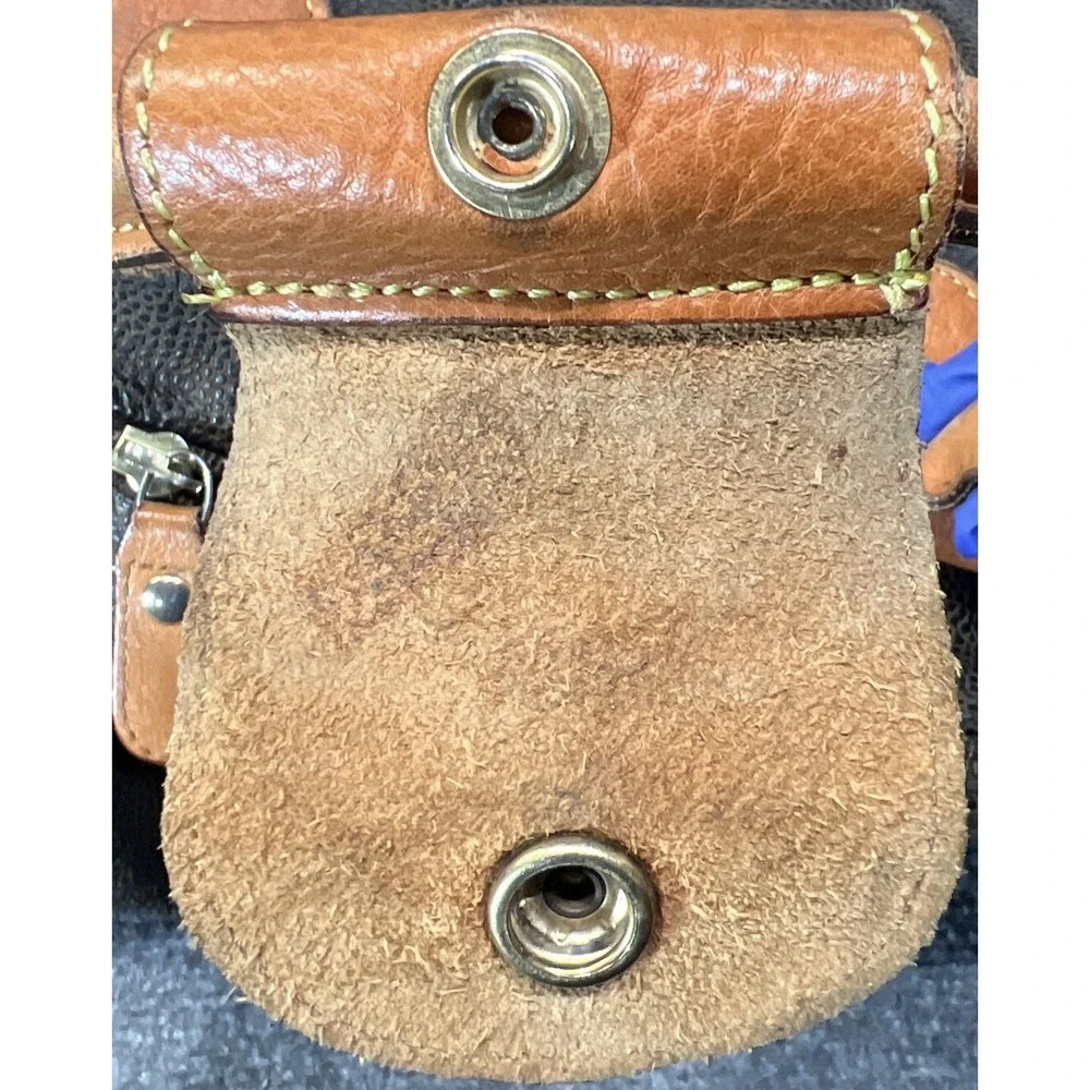 Brics Travel Weekend Bag Pebbled Leather Duffel Made In Italy 24